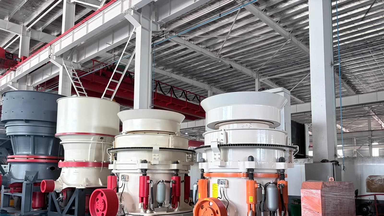 Industrial equipment lineup representing governed portfolio operations